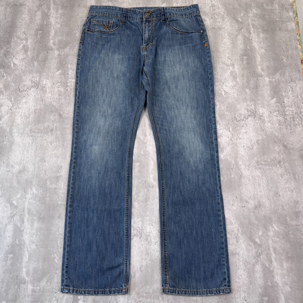 Billabong Jeans Mens 36x32 Blue Stretch Regular Fit Low Rise Skate Mcfeely Surf